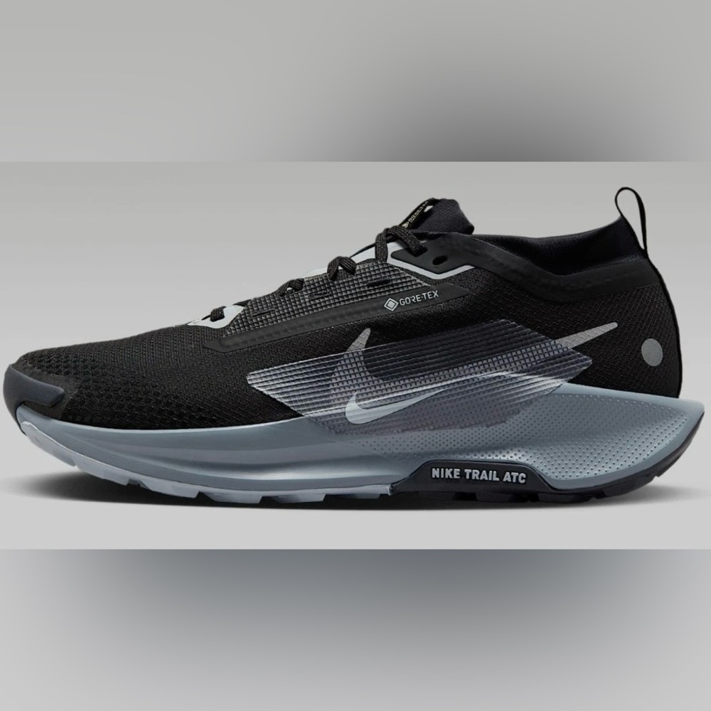 Nike Pegasus 🔥 Trail 5 GORE-TEX Black Wolf Grey Running Shoes FQ0908-001 11 13 - Picture 8 of 14